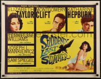 2r0803 SUDDENLY, LAST SUMMER style A 1/2sh 1960 artwork of super sexy Elizabeth Taylor in swimsuit!