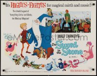 2r0804 SWORD IN THE STONE 1/2sh R1973 Disney's cartoon of young King Arthur & Merlin the Wizard!