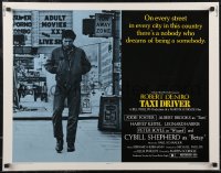 2r0806 TAXI DRIVER 1/2sh 1976 Robert De Niro walking alone, directed by Martin Scorsese!
