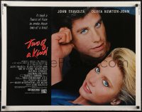 2r0812 TWO OF A KIND int'l 1/2sh 1983 close-up of John Travolta & Olivia Newton-John!