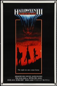 2r0958 HALLOWEEN III 1sh 1982 Season of the Witch, horror sequel, the night no one comes home!