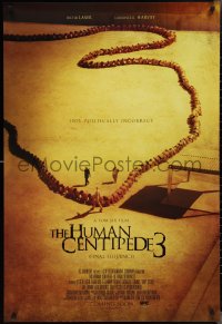 2r0976 HUMAN CENTIPEDE 3 advance DS 1sh 2015 Final Sequence, Tom Six, 100% politically incorrect!