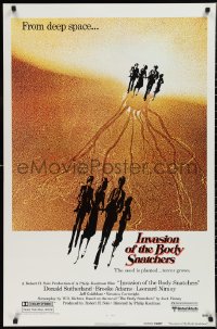 2r0990 INVASION OF THE BODY SNATCHERS advance 1sh 1978 Philip Kaufman sci-fi, read the Dell book!