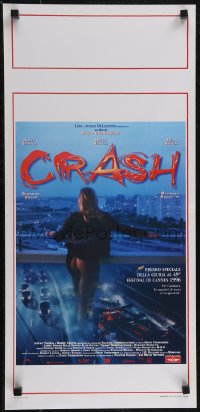 2r0360 CRASH Italian locandina 1996 David Cronenberg, James Spader & sexy Deborah Kara Unger!