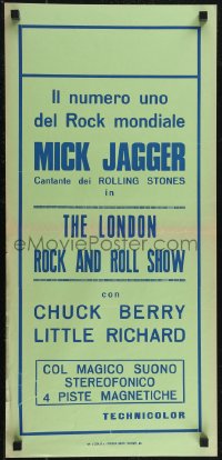 2r0373 LONDON ROCK & ROLL SHOW Italian locandina 1976 Mick Jagger, Chuck Berry, very different!
