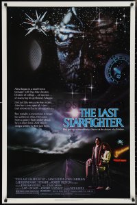 2r1022 LAST STARFIGHTER 1sh 1984 Lance Guest, great sci-fi art by Charles de Mar!