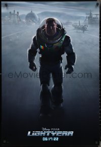 2r1029 LIGHTYEAR teaser DS 1sh 2022 Walt Disney CGI, great super close-up of Buzz in space!