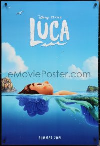 2r1041 LUCA advance DS 1sh 2021 Walt Disney CGI, Jacob Tremblay in title role, fantastic image!