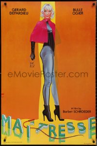 2r1047 MAITRESSE 1sh 1976 Barbet Schroeder, Depardieu, cool Jones art of sexy Bulle Ogier, unrated!