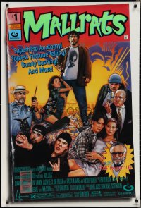 2r1049 MALLRATS DS 1sh 1995 Kevin Smith, Snootchie Bootchies, Stan Lee, comic artwork by Drew Struzan