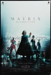 2r1055 MATRIX RESURRECTIONS IMAX advance DS 1sh 2021 Keanu Reeves, return to the source!