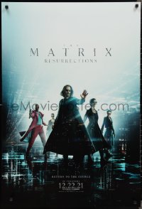 2r1056 MATRIX RESURRECTIONS IMAX teaser DS 1sh 2021 Keanu Reeves, Carrie-Anne Moss, top cast!