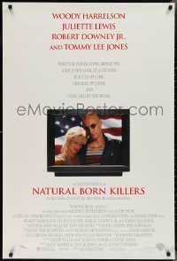 2r1073 NATURAL BORN KILLERS DS 1sh 1994 Oliver Stone, Woody Harrelson & Juliette Lewis on TV!
