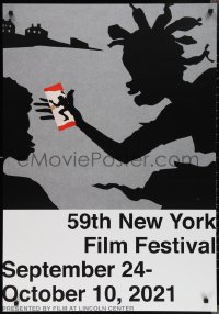 2r0179 59TH NEW YORK FILM FESTIVAL film festival 27x39 2021 wild Kara Walker artwork!