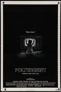 2r1091 POLTERGEIST style B 1sh 1982 Tobe Hooper & Steven Spielberg, the first real ghost story!