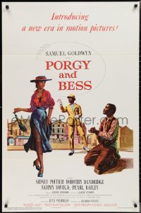 2r1093 PORGY & BESS 1sh 1959 Sidney Poitier, Dorothy Dandridge & Sammy Davis Jr, TODD-AO!