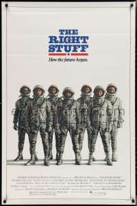 2r1114 RIGHT STUFF advance 1sh 1983 great line up of the first NASA astronauts all suited up!