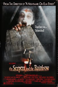 2r1127 SERPENT & THE RAINBOW 1sh 1988 directed by Wes Craven, don't bury me, I'm not dead!