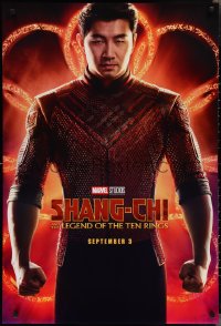2r1130 SHANG-CHI & THE LEGEND OF THE TEN RINGS teaser DS 1sh 2021 Simu Liu in the title role!