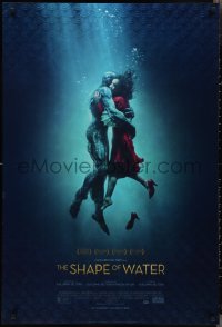 2r1132 SHAPE OF WATER advance DS 1sh 2017 Guillermo del Toro, Doug Jones as the Amphibian Man!