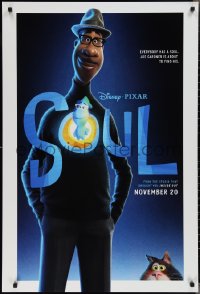 2r1141 SOUL teaser DS 1sh 2020 Walt Disney CGI, Jamie Foxx, Tina Fey, Norton, November!