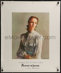 2r0148 PORTRAIT OF JENNIE 22x26 special poster 1949 Brackman art of beautiful ghost Jennifer Jones!