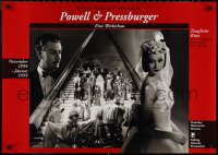 2r0012 POWELL & PRESSBURGER 24x33 German museum/art exhibition 1994 film images by Volker North!