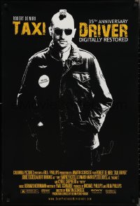 2r0156 TAXI DRIVER signed 27x40 special poster R2011 by Jonathan Siegel, image of De Niro as Bickle!