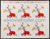 2r0162 WHO FRAMED ROGER RABBIT 2-sided printer's test 20x26 special poster 1988 six images of him!
