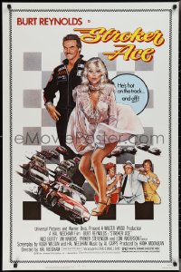 2r1166 STROKER ACE 1sh 1983 car racing art of Burt Reynolds & sexy Loni Anderson by Drew Struzan!