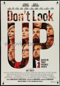 2r0171 DON'T LOOK UP advance Swiss 2021 Leonardo DiCaprio, Jennifer Lawrence, Streep, cast in title!