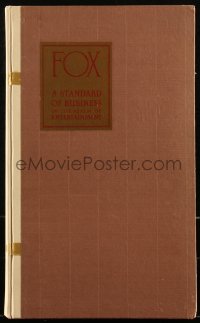 2s0077 FOX 1926-27 campaign book 1926 incredible art +tipped-in portraits of top stars & directors!