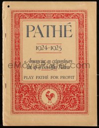 2s0084 PATHE 1924-25 campaign book 1924 Our Gang, Hal Roach, Mack Sennett, great art, ultra rare!