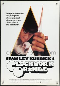 2s0450 CLOCKWORK ORANGE 28x40 commercial poster 1980s Kubrick, Castle art of Malcolm McDowell!