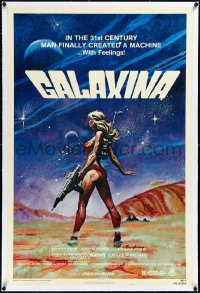 2s1011 GALAXINA linen 1sh 1980 Robert Tanenbaum art of sexy Dorothy Stratten, a man-made machine!