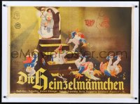 2s0720 DIE HEINZELMANNCHEN linen German 1939 great art of Brothers Grimm's The Brownies, ultra rare!