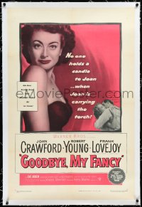 2s1022 GOODBYE MY FANCY linen 1sh 1951 no one holds a candle to Joan Crawford & Robert Young!