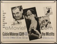 2s0465 MISFITS 1/2sh 1961 sexy Marilyn Monroe, Clark Gable, Montgomery Clift, John Huston directed!