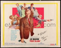 2s0466 POINT BLANK signed 1/2sh 1967 by Angie Dickinson, great image of Lee Marvin, John Boorman!