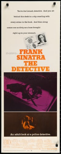 2s0112 DETECTIVE insert 1968 Frank Sinatra as gritty New York City cop, an adult look at police!