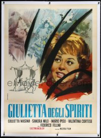 2s0546 JULIET OF THE SPIRITS linen Italian 1p R1960s Federico Fellini's Giulietta degli Spiriti, Masina
