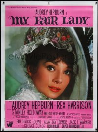 2s0550 MY FAIR LADY linen Italian 1p R1960s wonderful close up of beautiful elegant Audrey Hepburn!