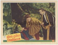 2s0192 ABBOTT & COSTELLO MEET FRANKENSTEIN LC #4 1948 Lenore Aubert between Bela Lugosi & Strange!