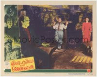 2s0193 ABBOTT & COSTELLO MEET FRANKENSTEIN LC #7 1948 great image of Glenn Strange w/ Lou captured!