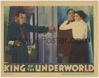 2s0222 KING OF THE UNDERWORLD LC 1939 Dr. Kay Francis & James Stephenson hide from Humphrey Bogart!