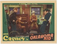 2s0239 OKLAHOMA KID LC 1939 wonderful action image with BOTH James Cagney AND Humphrey Bogart!