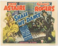 2s0181 SHALL WE DANCE TC 1937 wonderful art of sexy Ginger Rogers dancing with Fred Astaire, rare!
