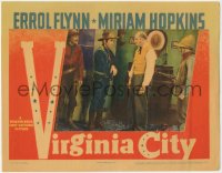 2s0260 VIRGINIA CITY LC 1940 Humphrey Bogart & his men hold Olsen at gunpoint, Michael Curtiz!