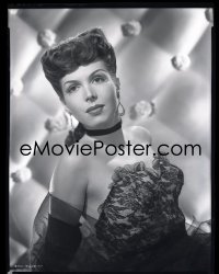 2s0270 ANN MILLER camera original 8x10 negative 1940s sexy glamour portrait in revealing blouse!