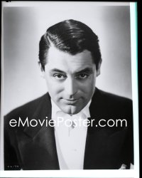 2s0365 CARY GRANT 8x10 studio negative 1940s great close portrait of the legend in tuxedo!